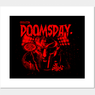 mf doom operation red Posters and Art